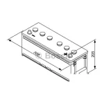 Акумулятор Bosch T3046 6СТ-143