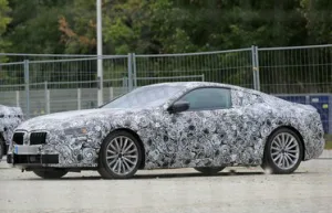 BMW 8-series замечен папарацци на испытаниях