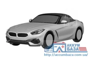 Серийная новинка BMW Z4 появилась на патентных рисунках