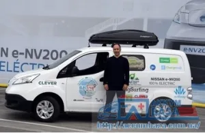 Электрокар Nissan e-NV200 отправляется в 35-дневный тур по Европе