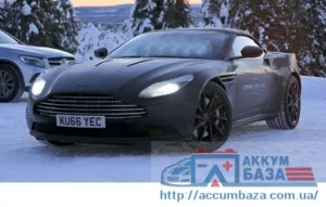 На испытаниях в заснеженной Швеции был замечен новый ASTON MARTIN DB11