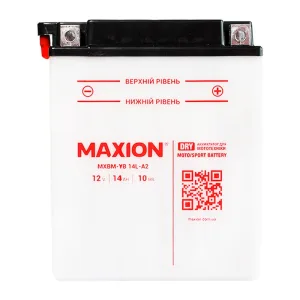 Акумулятор MAXION 12V 14Ah 185A (YB14L-А2) сухозаряджена