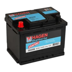 Акумулятор HAGEN 6СТ-62 (1) 540A