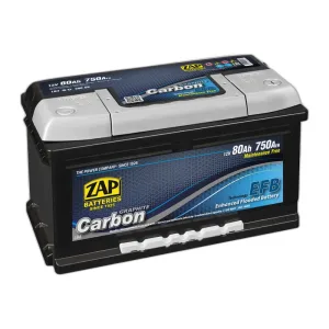 Акумулятор ZAP 6СТ-80 (0) 750A Carbon (h=175) EFB