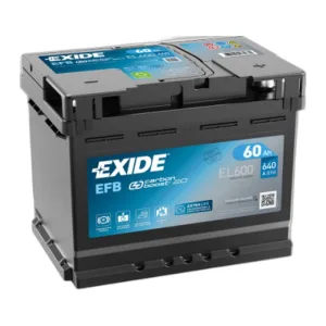 Акумулятор EXIDE 6СТ-60 (0) 640А Start-Stop EFB (EL600)