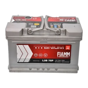 Аккумулятор FIAMM 6СТ-75 (0) 730А Titanium Pro (h=175)