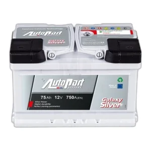 Аккумулятор AutoPart 6СТ-75 (0) 750А Galaxy Silver