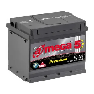 Акумулятор A-mega 6CT-60 (0) 600А Premium
