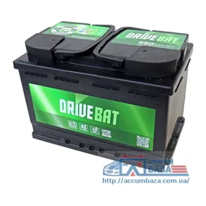 Аккумулятор DRIVEBAT 6СТ-75 (0) 680A