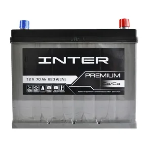 Акумулятор INTER 6СТ-70 (0) 620A Premium ASIA
