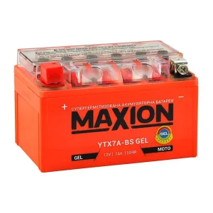 Акумулятор MAXION 12V 7Ah 90A (YTX 7A-BS) GEL