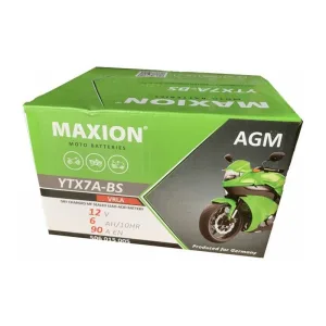 Акумулятор MAXION 12V 6Ah 90A AGM сухозаряджена