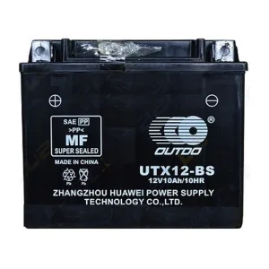 Акумулятор OUTDO 12V 10Ah/10HR (UTX12-BS) AGM сухозаряджена
