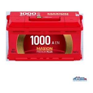 Акумулятор MAXION 6СТ-110 (0) 1000А Premium Plus