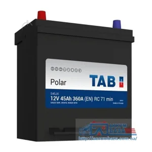 Акумулятор TAB 6СТ-45 (1) 360А Polar ASIA (тонк. кл) (B24)