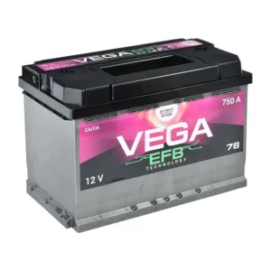 Акумулятор VEGA 6СТ-78 (0) 750A EFB