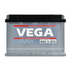 Акумулятор VEGA 6СТ-75 (0) 680A Standart