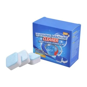 Средство для очистки стиральных машин Washing mashine cleaner антибактериальный (12шт*15гр)