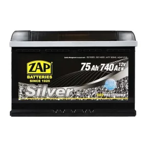 Аккумулятор ZAP 6СТ-75 (0) 740A Silver (h=175)