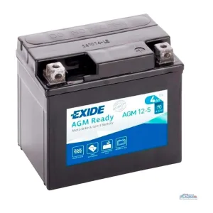 Акумулятор EXIDE 6CT-4 (0) 70A (AGM12-5) AGM МОТО
