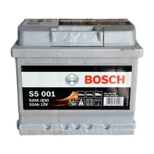 Акумулятор Bosch 6СТ-52 АзЕ (Низький) S5 Silver Plus S5001