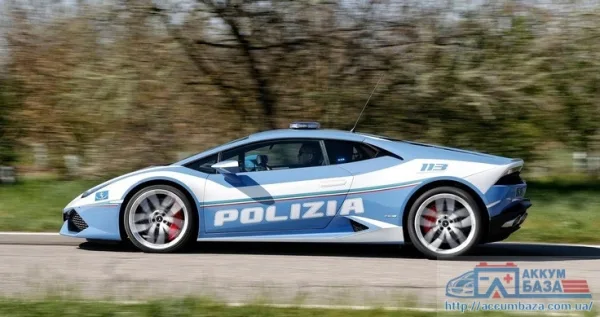 На Lamborghini Huracan будут ездить итальянские полицейские