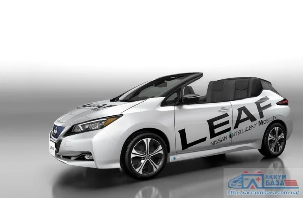 Nissan показал кабриолет на базе Leaf