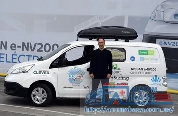Электрокар Nissan e-NV200 отправляется в 35-дневный тур по Европе
