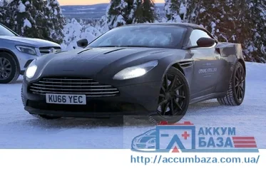 На испытаниях в заснеженной Швеции был замечен новый ASTON MARTIN DB11