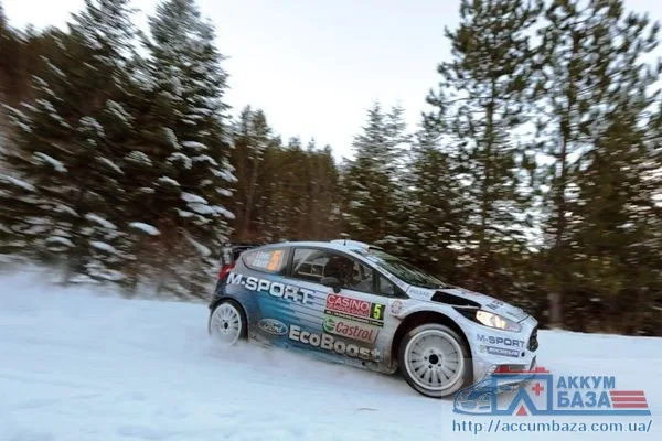 Американская автомобильная компания Ford вновь заняла два места на подиуме ралли Монте-Карло