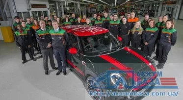 Юбилей на заводе Mini в Оксфорде