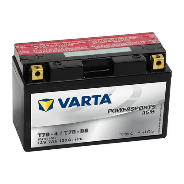 Акумулятор VARTA 12V 7Ah 120A (YT7B-BS) AGM сухозаряджена