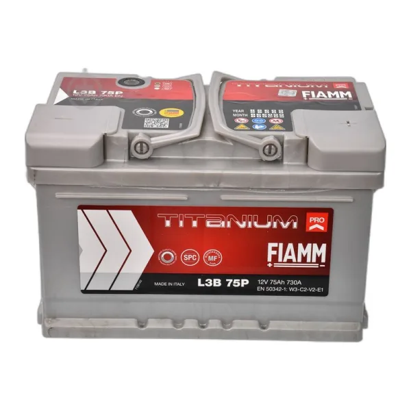 Акумулятор FIAMM 6СТ-75 (0) 730А Titanium Pro (h=175)