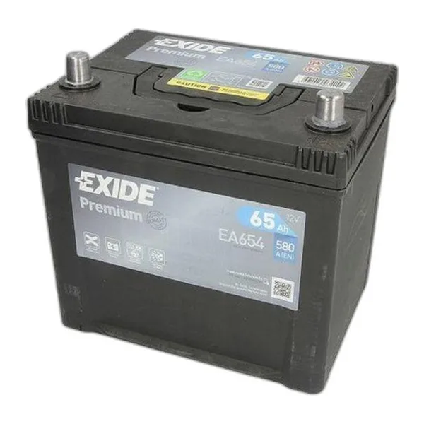 Аккумулятор EXIDE 6СТ-65 (0) 580A Premium ASIA