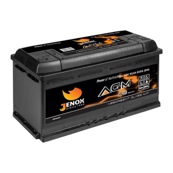 Акумулятор JENOX 6СТ-95 (0) 850А AGM