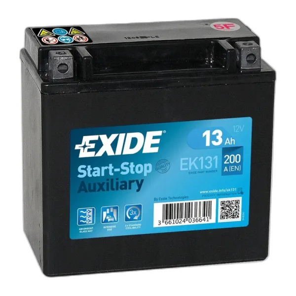Акумулятор EXIDE 13AH START-STOP (EK131)