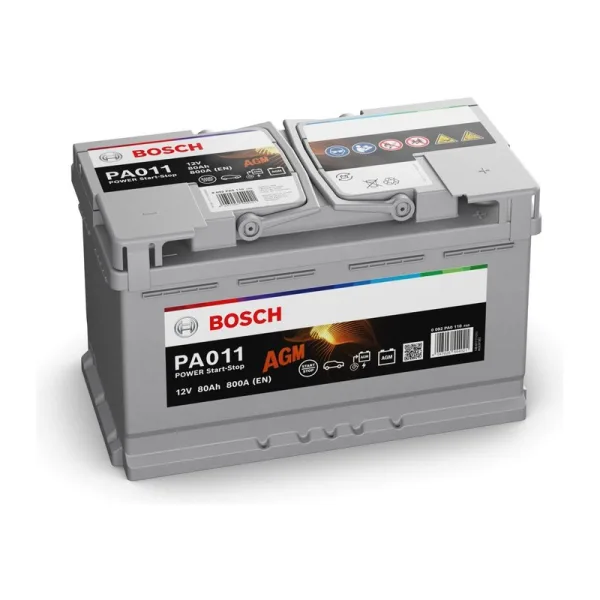 Акумулятор BOSCH 6СТ-80 (0) 800А Start-Stop AGM