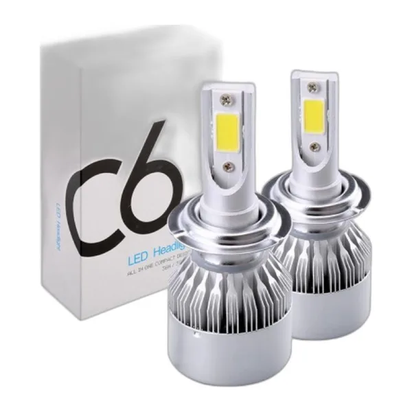 Лампочки світлодіодні LED HeadLight C6 H7 12v COB (2 шт.)
