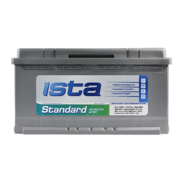 Акумулятор ISTA 6CT-100 (0) 800А Standard