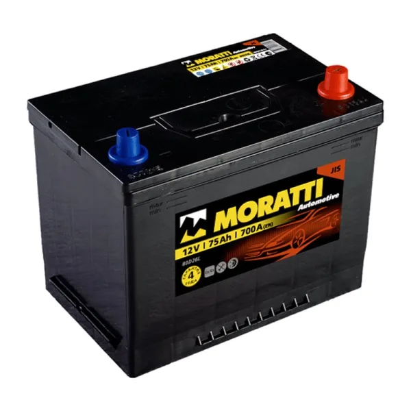 Акумулятор Moratti 6ст-75 AзЕ правий плюс