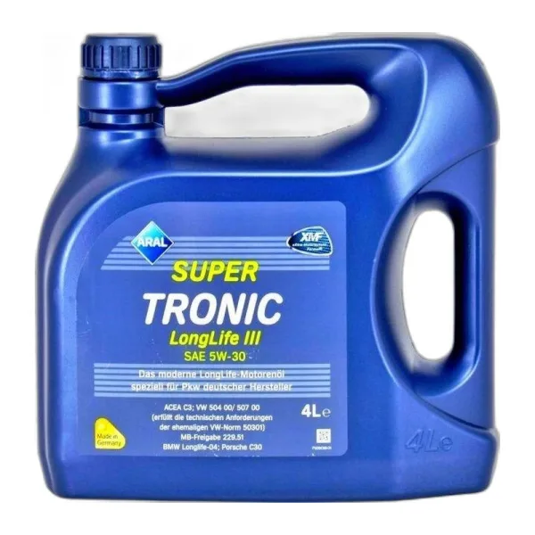 Моторна олива Aral Super Tronic Longlife-III 5w-30 4л.