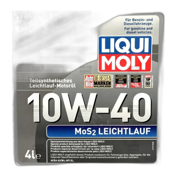 Моторна олива LiquiMoly MoS2-Leichtlauf 10W-40 4л