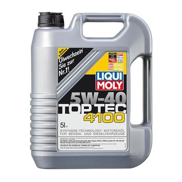 Моторна олива LiquiMoly Top Tec 4100 5W-40 5л.