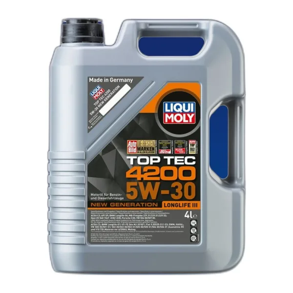 Моторна олива LiquiMoly Top Tek 4200 Longlife III 5W-30 4л