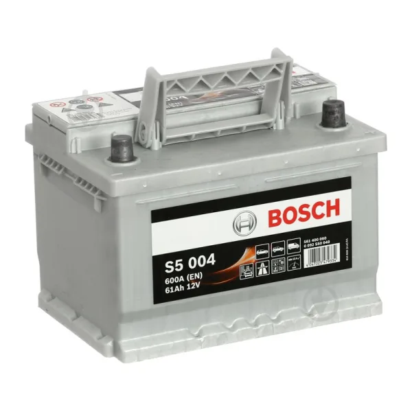 Акумулятор Bosch 6СТ-61АзЕ (Низький) S5 Silver Plus S5004