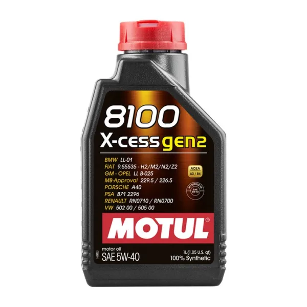 Моторна олива MOTUL 8100 X-cess 5W40 1л