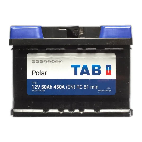 Акумулятор TAB 6СТ-50 (1) 750А Polar