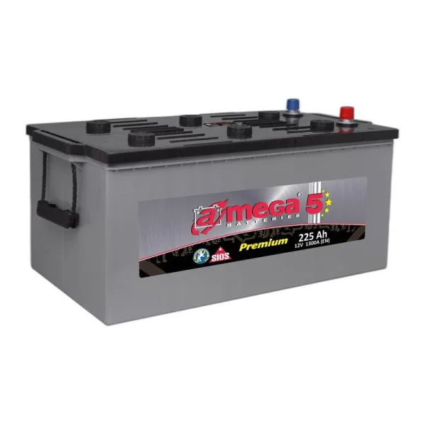 Аккумулятор A-mega 6СТ-225 (3) 1300А Premium