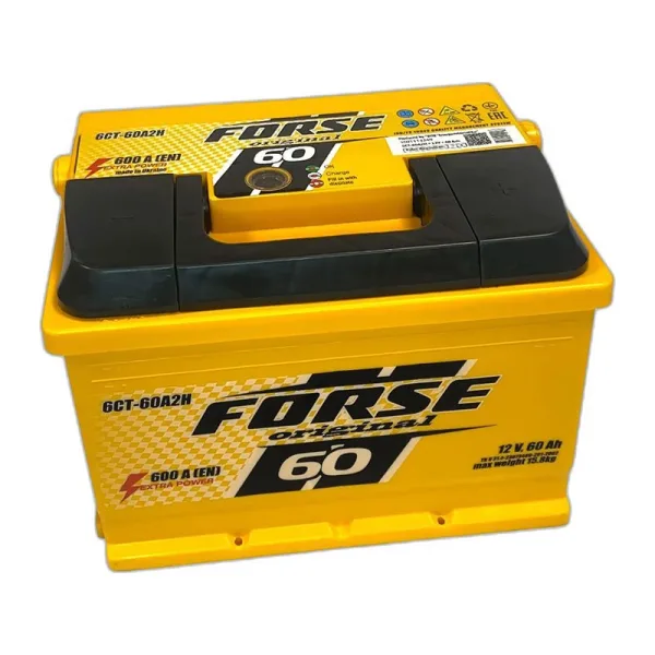 Акумулятор FORSE 6СТ-60 (0) 600A