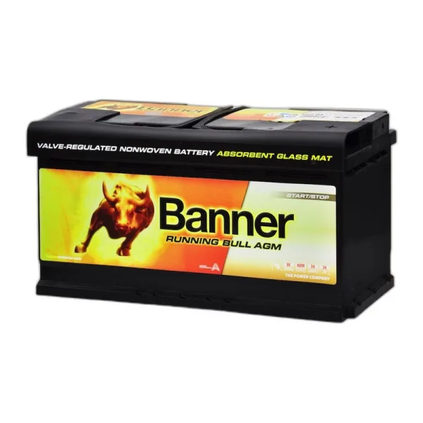 Акумулятор BANNER 6CT-92 (0) 850А Running BULL AGM (59201)